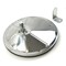 Retrac 8in Stainless Offset-Mount Convex Mirror Head with J-Bracket 610553 - alternate 2
